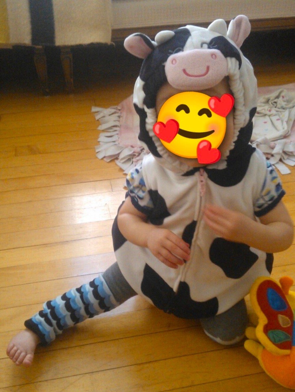 ๐๐๐ฎ๐ปCarter's Cow Soft Plush Costume - Black & White 12mo - Picture 2 of 8